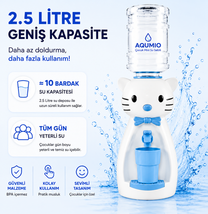 AQUMIO® 💧Çocuk Mini Su Sebili 2.5L