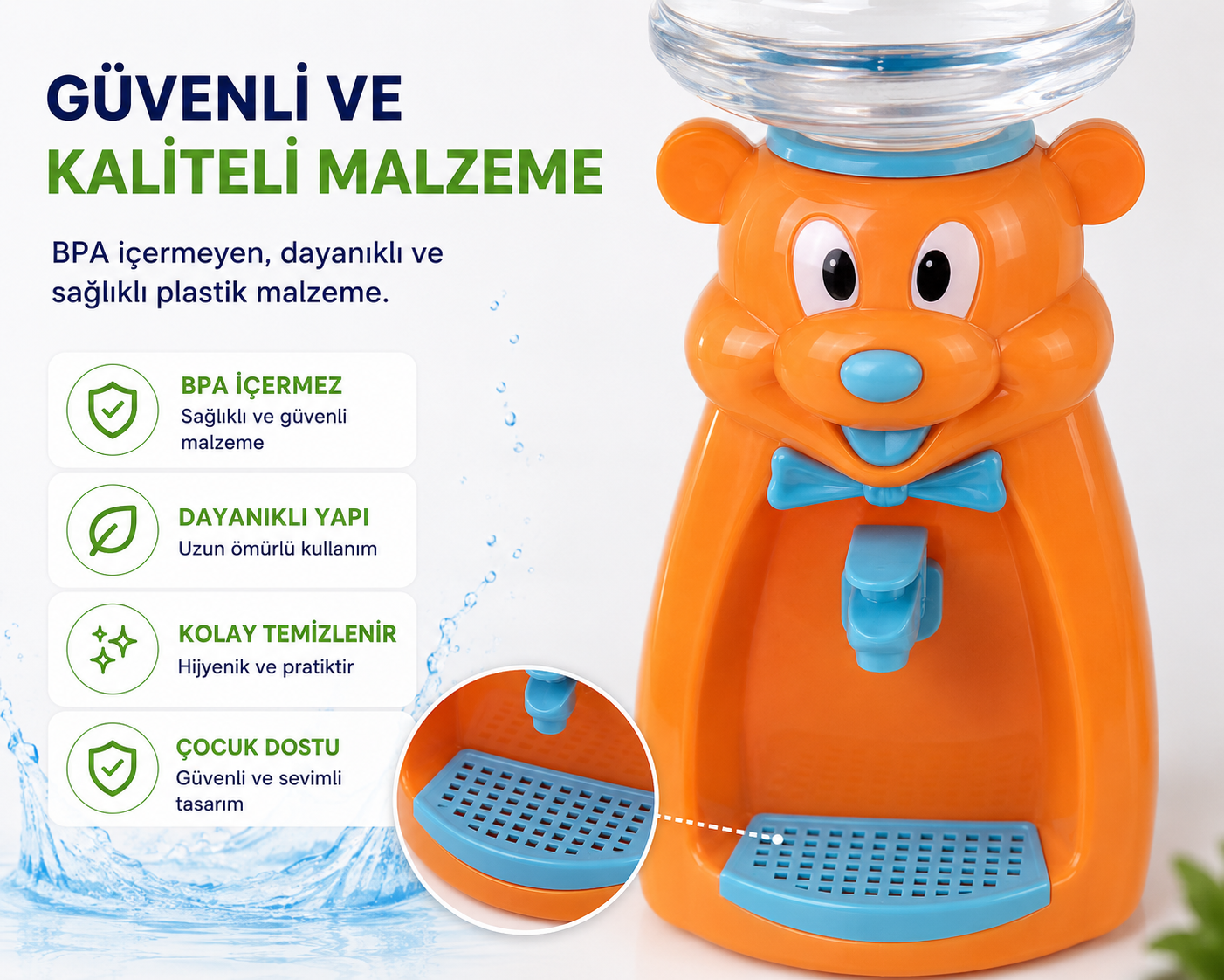 AQUMIO® 💧Çocuk Mini Su Sebili 2.5L