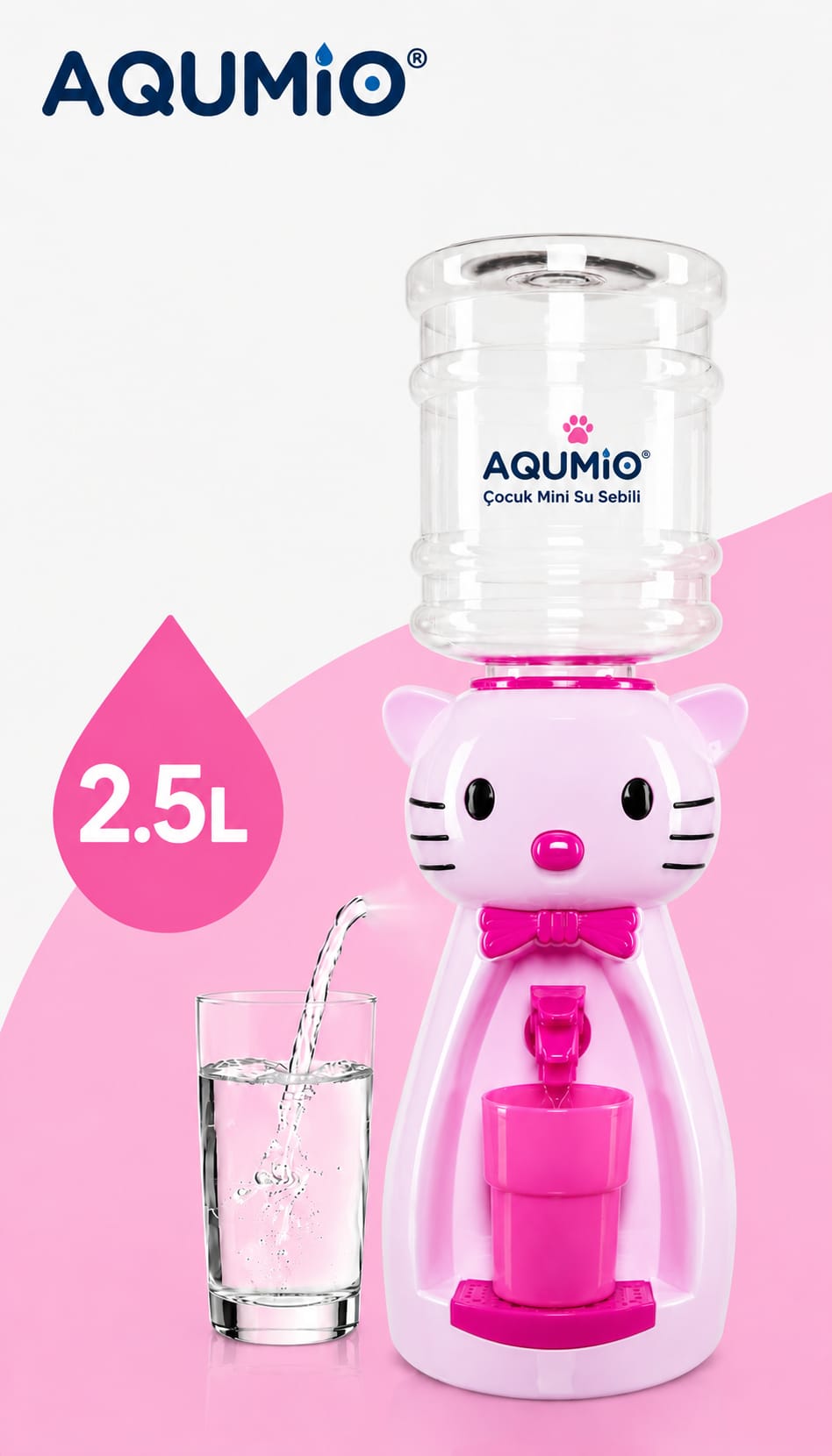 AQUMIO® 💧Çocuk Mini Su Sebili 2.5L