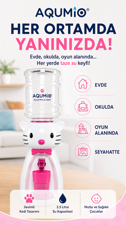 AQUMIO® 💧Çocuk Mini Su Sebili 2.5L